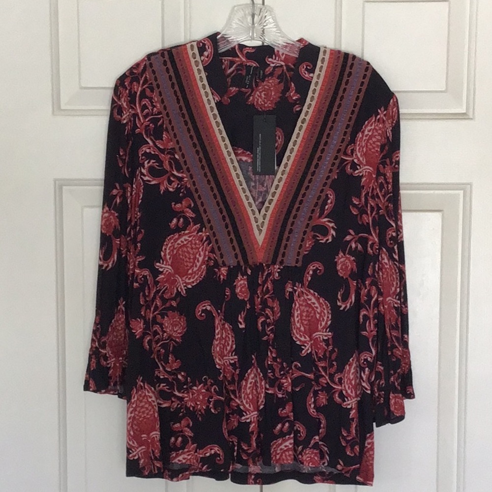 From Anthropologie, Bl-nk top, size medium, new with tags.